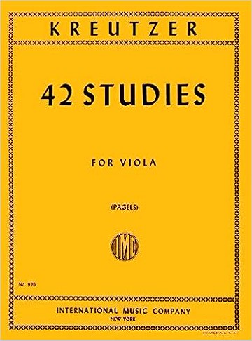 【學興書局】Kreutzer 克羅采 42 Studies for viola 中提琴