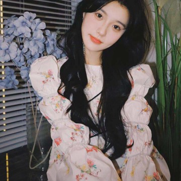 纖婕芙氣質浪漫碎花長袖顯瘦連衣裙2022春秋復古設計感小眾仙女裙