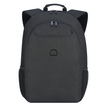 【DELSEY】ESPLANADE-17.3"電腦後背包-深黑色 00394262250
