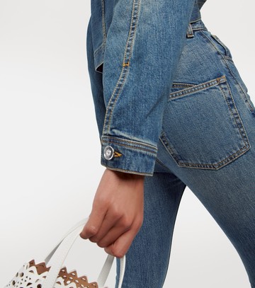 Alaïa Cropped denim jacket