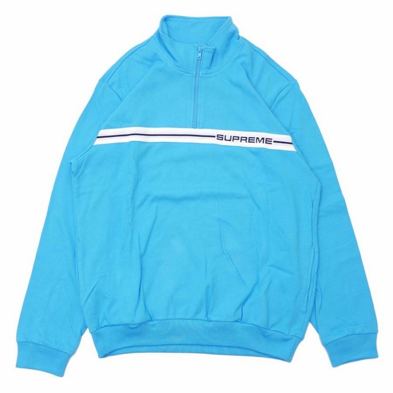 シュプリーム SUPREME Half Zip Warm Up ウォームアップ LIGHT BLUE ...