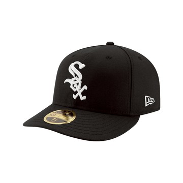 NEW ERA 59FIFTY LOW PROFILE MLB 芝加哥 白襪 SOX 黑 微彎簷 全封款 5950 LP