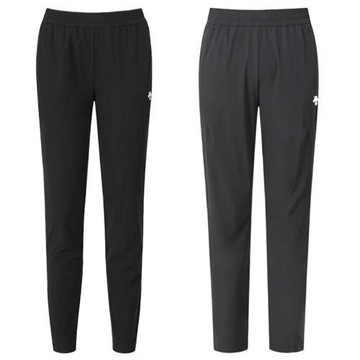 Descente 迪桑特 長褲 男裝 女裝 涼感 拉鍊口袋 黑/深灰 SR213TFP41-BLK0/SR213TFP41-CHC0