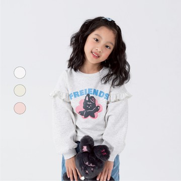 50% Fifty Percent｜軟軟兔花花網點T恤【童裝】【親子款】｜02512311007