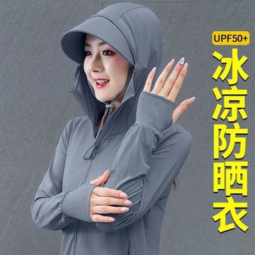 加購優惠🛒防曬衣女夏季2026年新款媽媽防紫外線可拆帽檐薄款防曬服戶外外套G3