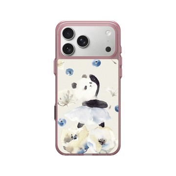 iPhone 17 Pro Max Clear (相機按鈕) 晶醺玫 - 涼丰 LiangFeng - 芭蕾舞熊貓