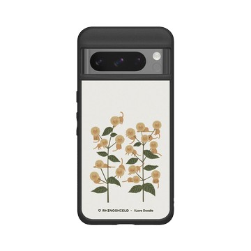 Pixel 8 Pro SolidSuit 黑 - ilovedoodle (Lim Heng Swee) - Cat and Plant - 喵喵樹