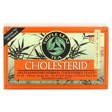Cholesterid - Pu-erh Tea 20 Bags by Triple Leaf Tea