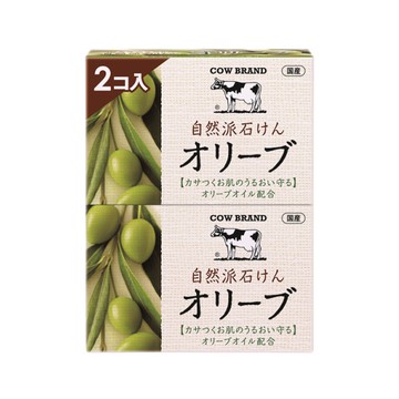 日本牛乳石鹼自然派橄欖皂100g*2入