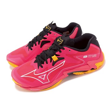 ACS] Mizuno 排球鞋Wave Lightning Z8 男鞋紅黃回彈抓地室內運動運動鞋