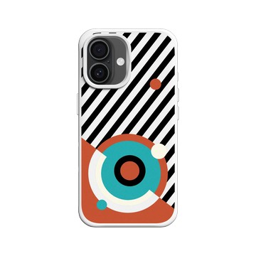 iPhone 16 SolidX 白 - NASA - Helix Nebula - Bauhaus Style