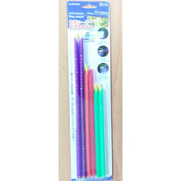 美琦 6支裝密封條   /   封口夾 密封棒 封口棒【139百貨】