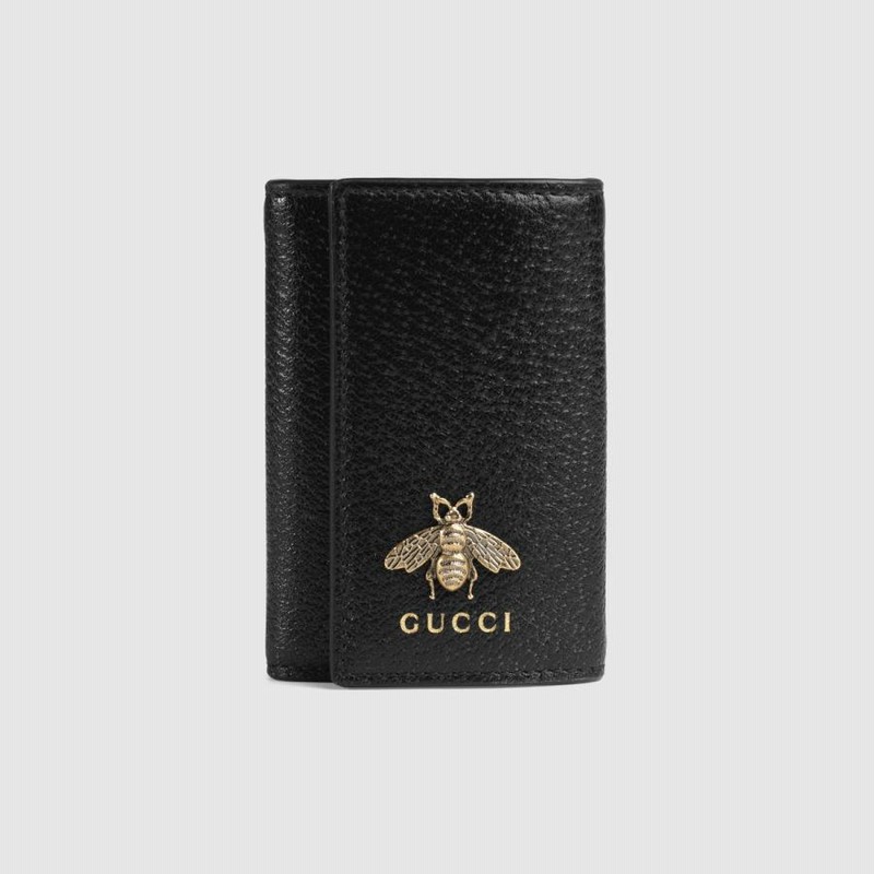グッチ GUCCI キーケース 6連 キーホルダー 新作 ブラック ゴールド