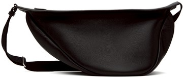 The Row 黑色大号 Slouchy Banana 斜挎包