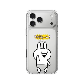 iPhone 17 Pro Max Clear Case（相機按鈕） 透明 - Usagyuuun 小突兔 - 哈囉你好嗎