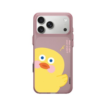 iPhone 17 Pro Max Clear (相機按鈕) 晶醺玫 - Brunch Brother 早午餐兄弟 - 請跟小黃鴨點餐