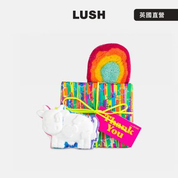 【LUSH 嵐舒】Thank You 美好謝意禮盒 泡澡禮盒(泡澡球2入/果香)