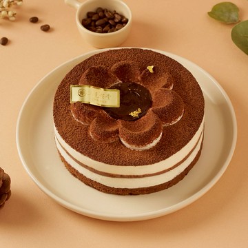 【七見櫻堂】棕雪之味・極－干邑提拉米蘇蛋糕（6吋）︱お誕生日おめでとう、