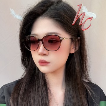 COACH 蔻馳 亞洲版 時尚太陽眼鏡 HC8332D 512013 56mm 玳瑁色框漸層鏡片 公司貨