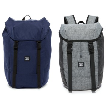 Herschel Iona 高階 Aspect 黑色 灰黑 側邊 網布 筆電層 帆布 大容量 後背包 男生 背包 現貨