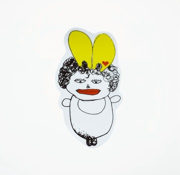 ( 吐女郎 )Li-good - 防水貼紙、行李箱貼紙  NO.37