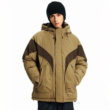 【米蘭精品】衝鋒衣防風夾克-潮牌加厚衝鋒衣男外套2色74iz71