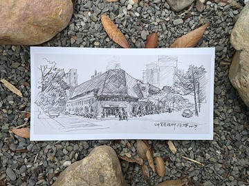 風景藝術微噴-台中宮原眼科