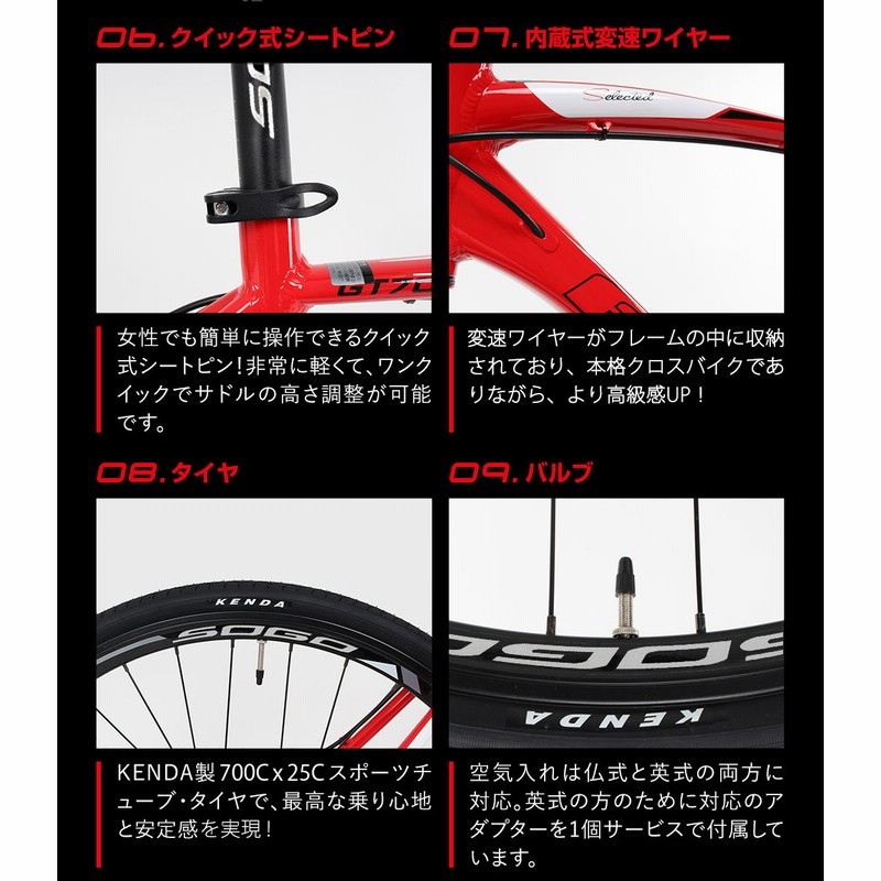 アラヤAR-713シマノ105(HB-5800)パナレーサー700×25c