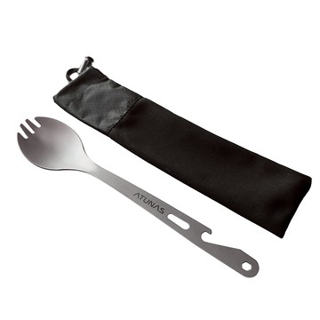 鈦開瓶叉匙(A1KTGZ18環保無毒/輕量耐用/登山露營/戶外餐具)