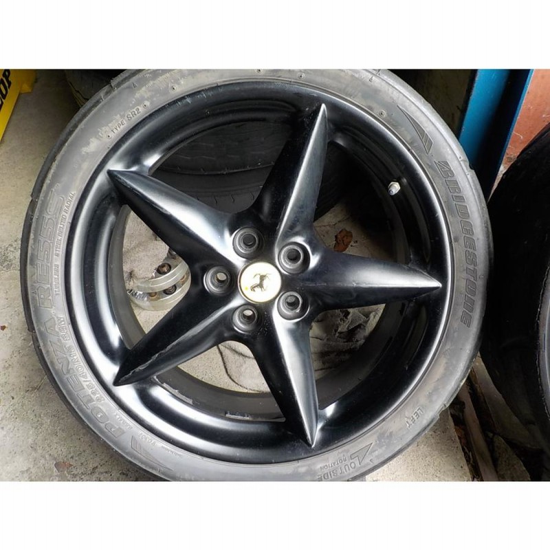 □フェラーリ 360モデナ純正BBS スパイダーなどマットブラック再塗装18