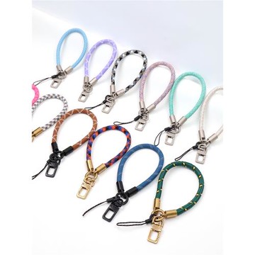 DDF7mm短款手腕帶手機鏈掛件短款小掛繩多功能鑰匙扣手機殼吊飾品