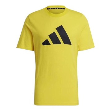 adidas Sportswear Logo T-Shirt 'Yellow Black'