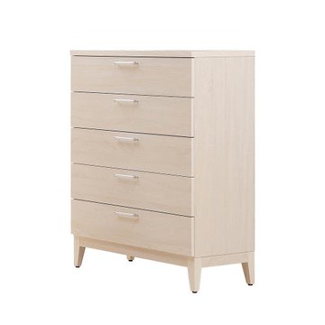 【唯熙傢俱】白辰鋼刷白五斗櫃 抽屜櫃