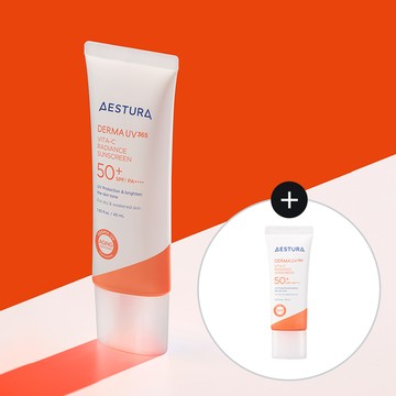 AESTURA Derma UV365 Vita-C Radiance Sunscreen 40ml Set (+20ml)