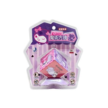 三麗鷗 (Sanrio) 正版授權的酷洛米 (Kuromi) 主題三階魔術方塊