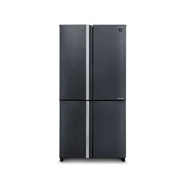 SHARP夏普 575公升一級能效自動除菌離子變頻四門冰箱 曜岩灰 SJ-DF58F-SL