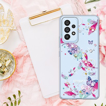 Samsung Galaxy A53 5G 輕薄軍規防摔彩鑽手機殼-夢境之翼