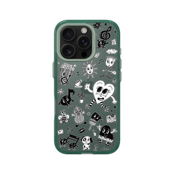 iPhone 16 Pro Clear 憂墨綠 - Chocomoo - Chocomoo WORLD: FRIENDS
