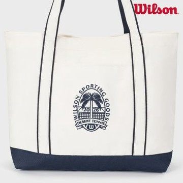 【Wilson威爾森】Wilson Classic Canvas Tote  配件 托特包 海軍藍