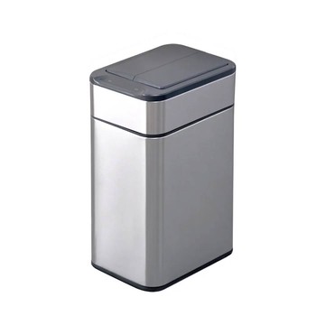 ELPHECO 雙開除臭感應垃圾桶(20L) ELPH9811U (銀)