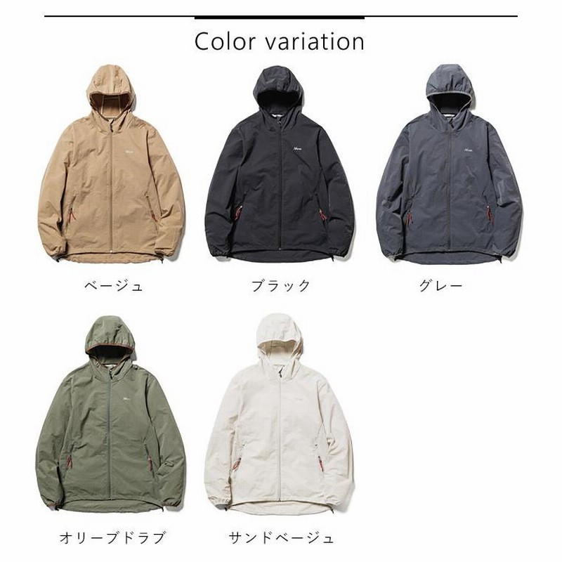 NANGA ナンガ AIR CLOTH COMFY ZIP PARKA/エアクロスコンフィー ジップ