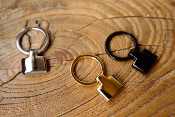 五金鑰匙扣配件 不銹鋼鍍真金鑰匙扣 國產高質量鑰匙圈配件