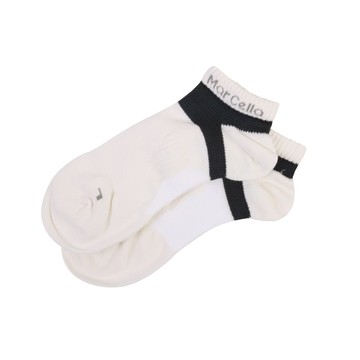 FootSpa足弓加強運動加大船襪-Y字 - 白綠