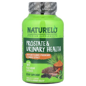 NATURELO, 前列攝護腺和泌尿健康，60 粒素食膠囊