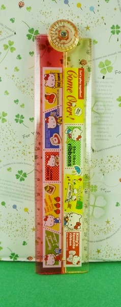 【震撼精品百貨】Hello Kitty 凱蒂貓~摺疊尺-LMC紅黃
