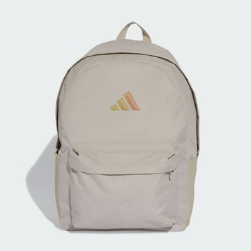 【樂買網】ADIDAS ESSENTIALS LOGO 後背包 JX6500 米色