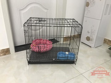 狗籠子泰迪小型犬中型犬狗籠室內折疊帶廁所家用貓籠兔子籠鴿子籠