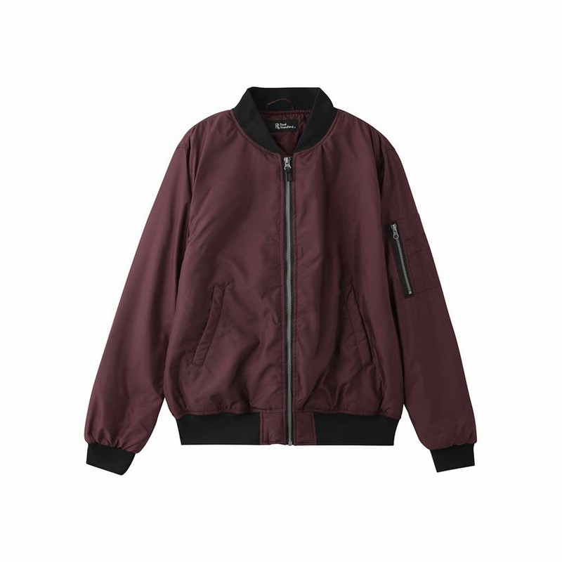 マックハウス Real Standard リアルスタンダード Ma 1タイプジャケット mh メンズ ワイン Xl Mac House 通販 Lineポイント最大1 0 Get Lineショッピング