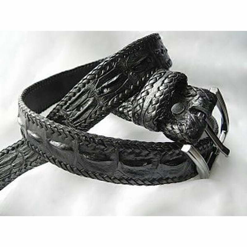 縁編みクロコダイルベルト クロコダイルベルト ワニ革ベルト メンズベルト クロコダイル 珍しいベルト 通販 Lineポイント最大6 0 Get Lineショッピング