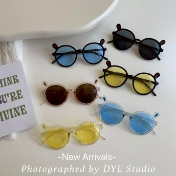 ⒹⓎⓁ┊ 7ᴄᴏʟᴏʀ🪴 新款兒童兔耳朵墨鏡 兒童眼鏡 太陽眼鏡 必備 海邊 百搭 顯瘦 流行 墨鏡 韓國 小紅書